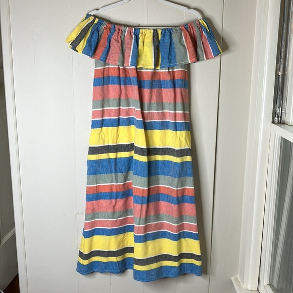 Proud Mary Cordoba Dress Kingston Stripe O/S made in Chiapas Mexico Ethically - Picture 9 of 14